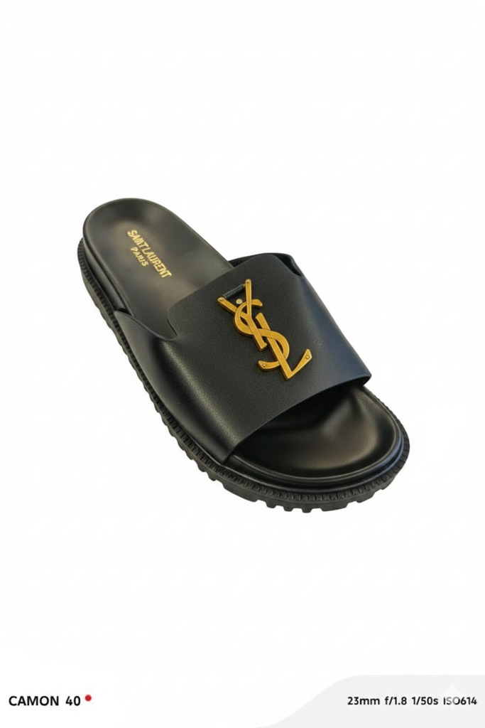 YSL Sandals (Black, 36)