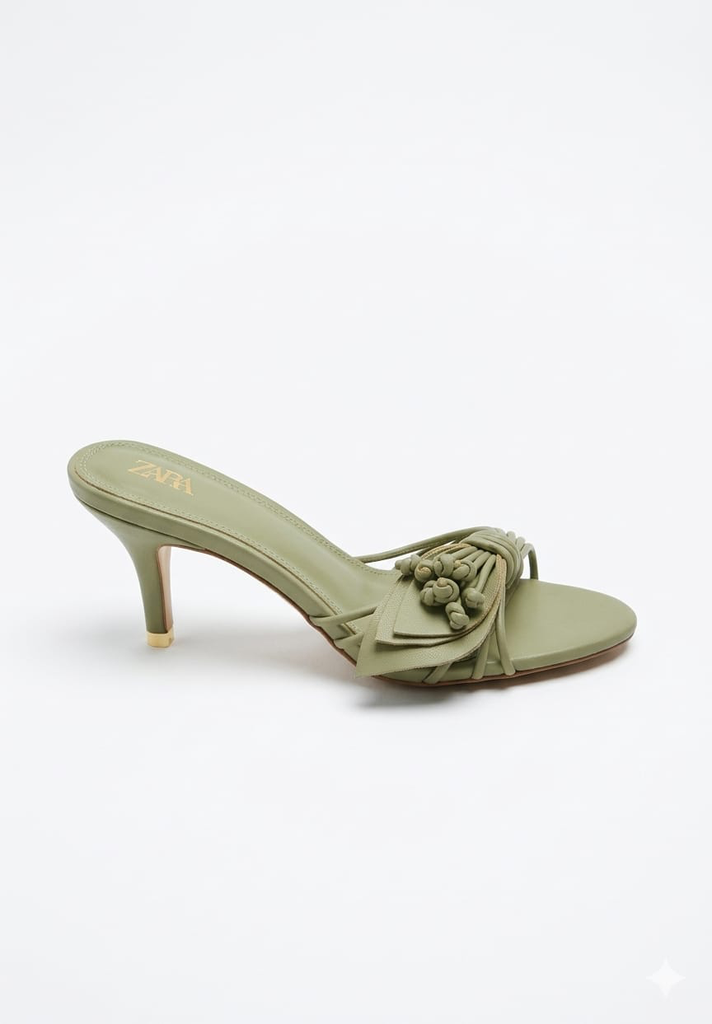 Zara Green Heel
