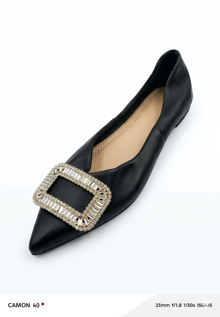 Square Buckle (Black, 36)